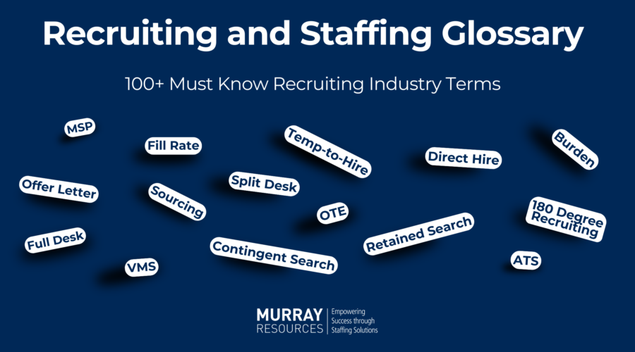 Recruiting and Staffing Industry Glossary Terms